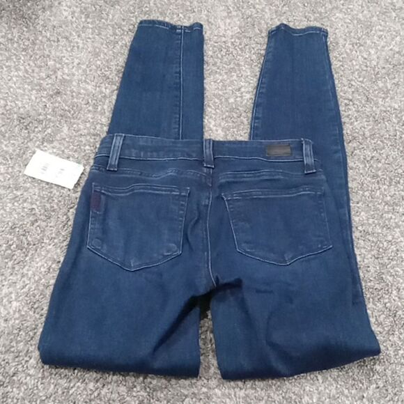 Paige Verdugo Ultra Skinny mid rise full length jeans  Marlais wash size 24 NWT - Picture 4 of 4